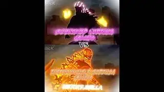 Godzilla evolved (Slick) vs Godzilla thermonuclear (Slick) #slick#monsterverse#1v1#edit