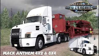 American Truck Simulator - Mack Anthem 4x2 & 8x4 Chassis | ATS Mods 1.38