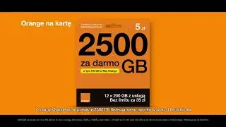 2500 GB za darmo przez rok w Orange na kartę