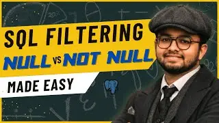NULL vs NOT NULL operator in SQL | SQL Filtering | Jawad Codes