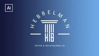 Law Firm Logo design illustrator