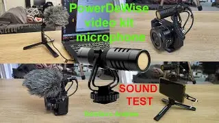 PowerDeWise Video Microphone Kit Sound Test