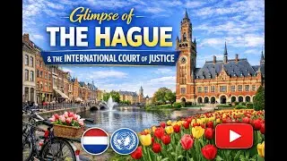 The Hague Netherlands, short walking tour/ Glimpse of The Hague, International Court of Justice, ICJ