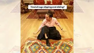 Anti Slip Rug Underlay | Rug Gripper for Hard Floors | Adds Comfort & Safety