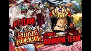 OPTC PIRATE RUMBLE: #1 TEAM! 8 MAN RAINBOW TEAM SHOWCASE
