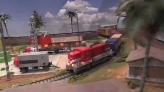 H0 layout Cameroon of Mr. Schippers at Eurospoor exhibition