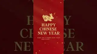 Happy Lunar New Year of the Water Rabbit! It&rsquo;s predicted to be a year of hope. #shorts #freshstart