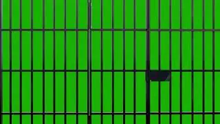 Jail Prison Green Screen 4K | Prison Cell Door Open | VFX Stock Footage