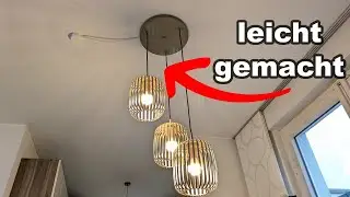 Deckenleuchte montieren - Lampe richtig anschlie&szlig;en und befestigen - so geht's