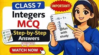 Integers MCQ for Class 7 | Important Questions with Answers#integers#mcq#mathsmcq#class7integers