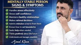 sign of mentally sound person. 