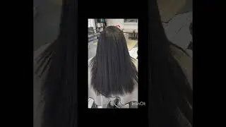 An every 2 week Blowdry and Flat Iron style. Sustainable hair and longevity in the style
