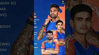 Indian Squad For AUS T20i Series 2025 🤯 #cricket #indvsaus #suryakumaryadav #shubmangill #t20
