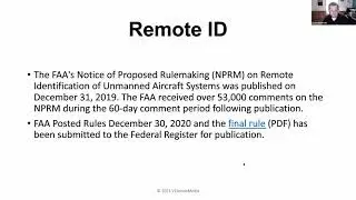 North Coast Drone Alliance (NORCODA) FAA Remote ID (Webinar)