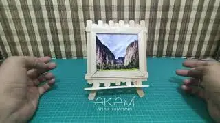 EASY CRAFTS PHOTO FRAME FROM ICE CREAM STICKS