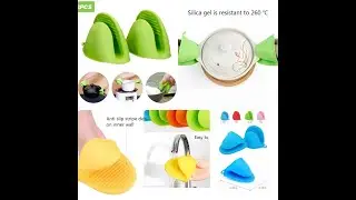 Heat Resistant Gloves Clips| Silicone gloves for Pot Bowel | Cooking | Baking Oven | Al-ghani group