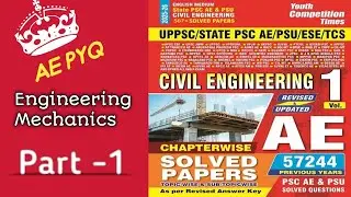 Engineering Mechanics Part 1 UPPSC AE/HPSC AE  YCT PYQ