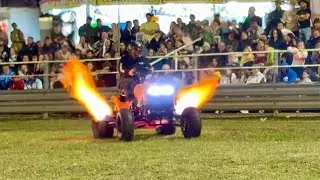 Jet mower at Beaudesert agricultural show 2025