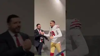 When Eddy Pineiro finally made it into the #49ers locker room #sanfrancisco49ers #49ersNews #nflnews