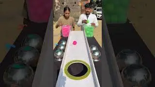 Sister Vs Brother ball roll game fantastic vs Steel loota Drop Win Tasty Chowmein Collect challenge