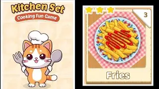 Crazy Kitchen Set Cooking ASMR Level 3 |Fries| Gameplay Walkthrough
