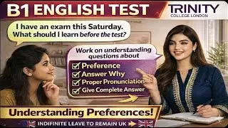 B1 English Test (GESE Grade 5) | SELT British Citizenship| Trinity College London ILR UK
