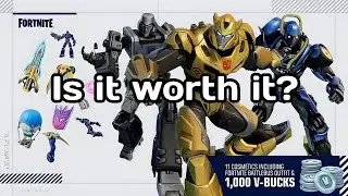 Should you buy the NEW Transformers Pack? (Fortnite Skin Review)