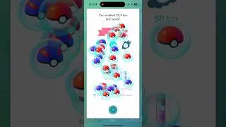 April 21, 2025 - Weekly Adventure Sync Rewards🏆&bull;  33.9 KM walked 👟🌸&bull; Pokemon Go #pokemongo ポケモンgo