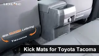 Tacoma Anti-Kick Pad Interior Seat Back Cover Protector with Tacoma Letter for Toyota