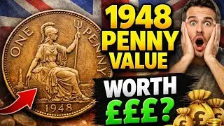 United Kingdom 1 Penny 1948 Coin Value 💰 | Rare UK Old Coin Worth & Price