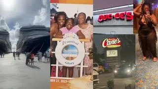 VLOG| HAPPY THANKSGIVING&bull; CARNIVAL&bull;STRANDED IN JACKSONVILLE&bull; TRYING RAISING CANES FOR THE FIRST TIME