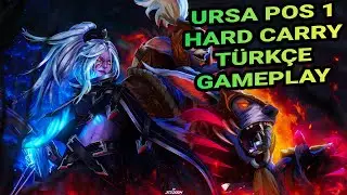 Dota 2 | Ursa Warrior Pos 1 Hard Carry | Türkçe Gameplay |