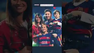 Messi with his kids and beautiful wife #messi #messiwife #messifamily #leomessi  #antonelaroccuzzo