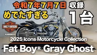 The Harley Legend Returns. Limited to 1,990 units, Fat Boy Gray Ghost [Detailed Review of the 202...
