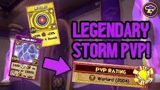 Wizard101: LEGENDARY STORM PvP (60): Getting 2000 Rank!!