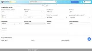 Ocean Order Tutorial: How to Create & Approve a Requisition for Marine Procurement