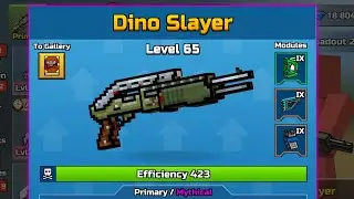 Another OP shotgun! Better than Mega Destroyer! Mythical Dino Slayer Gameplay| Pixel Gun 3D