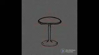 How to draw a table and chairs