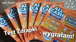 ALL CASH TRIPLER | Test Zdrapki | Jest Niezłe Trafienie | SCRATCH CARDS IRELAND
