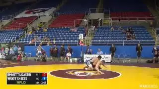 152 Champ. Round 2 - Wyatt Sheets (Oklahoma) vs. Emmett Licastri (Connecticut)