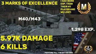 World of Tanks: Console (Pre-Update 6.0) - 3 Marking the M40/M43 - 6k Damage - 6 Kills - Never Quit