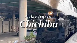 【Chichibu Vlog】Relaxing Day Trip by Train 🚃 | SL Paleo Express & Retro Streets