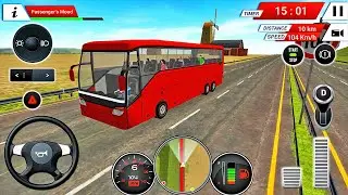 Coach Bus Driving Simulator 2021 - Passenger Bus Transporter - Android Gameplay