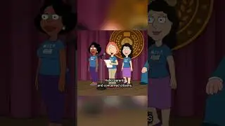 Lois Griffin, Bonnie, & Donna at the conference #familyguy