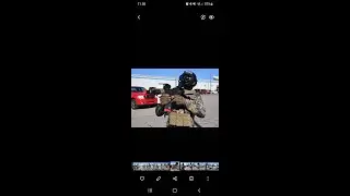 Novato jugando  Airsoft por primera ves