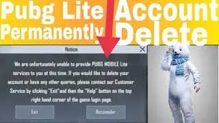 Warning❗Pubg lite account permanently delete | pubg lite remove servers from india🥺