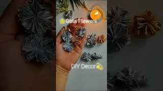 Gota Flower Making | Festival decoration #diy #craft #flowers #ytshorts
