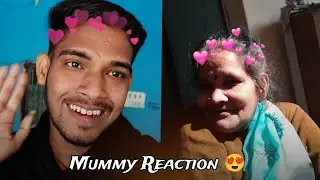 Mummy Ka First Blog Par Reaction 😍❤️ #blogger #mother