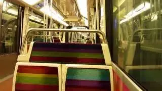 A short ride on the Paris Metro Line 1