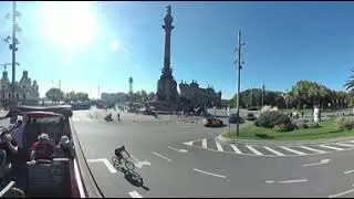 092. Bus🚗 tour of Barcelona🌴 (red line) 360,4К